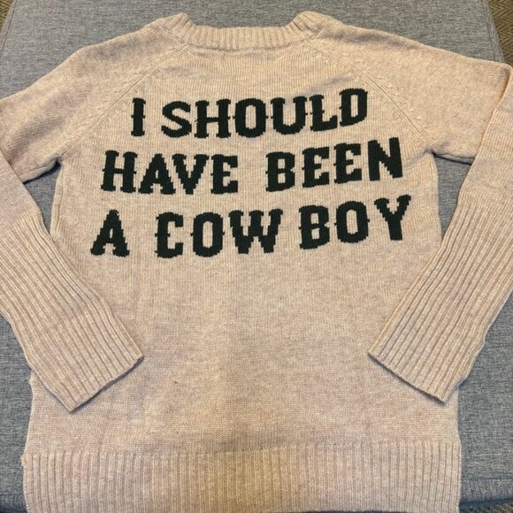 Zadig & Voltaire I SHOULD HAVE BEEN A COWBOY Sweater - Picture 2 of 7